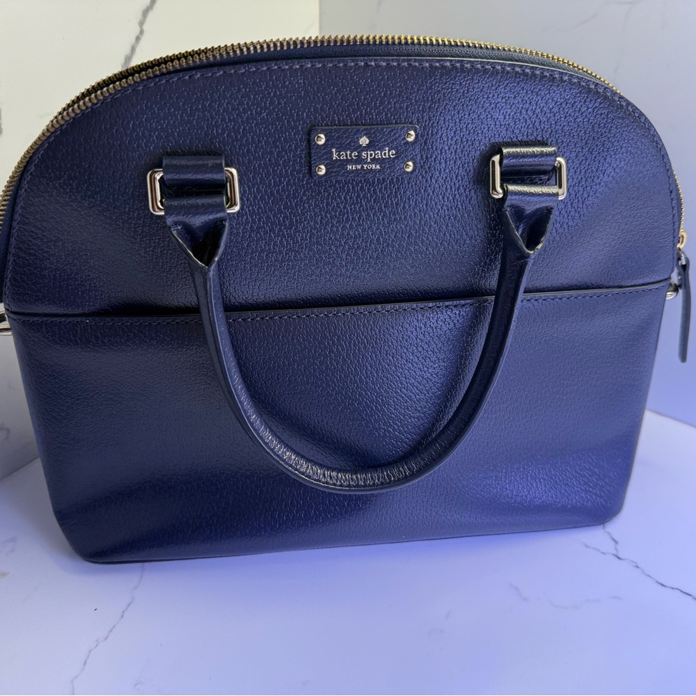 Kate Spade Navy Grove Street Carli Satchel